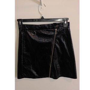 Black high waist skirt